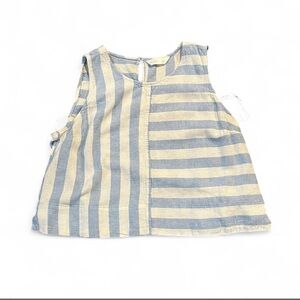 LC Lauren Conrad Blue and white Striped Tank Top